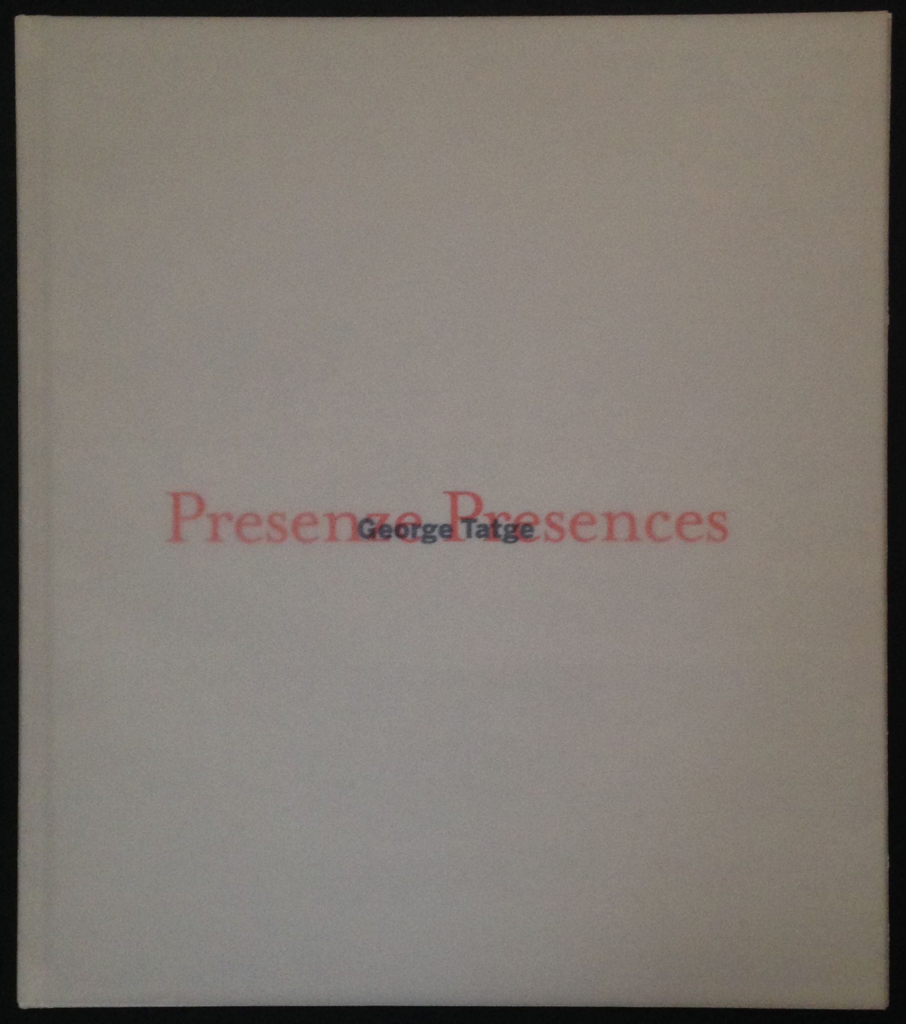 Presenze Presences. Paesaggi italiani. Italian landscapes