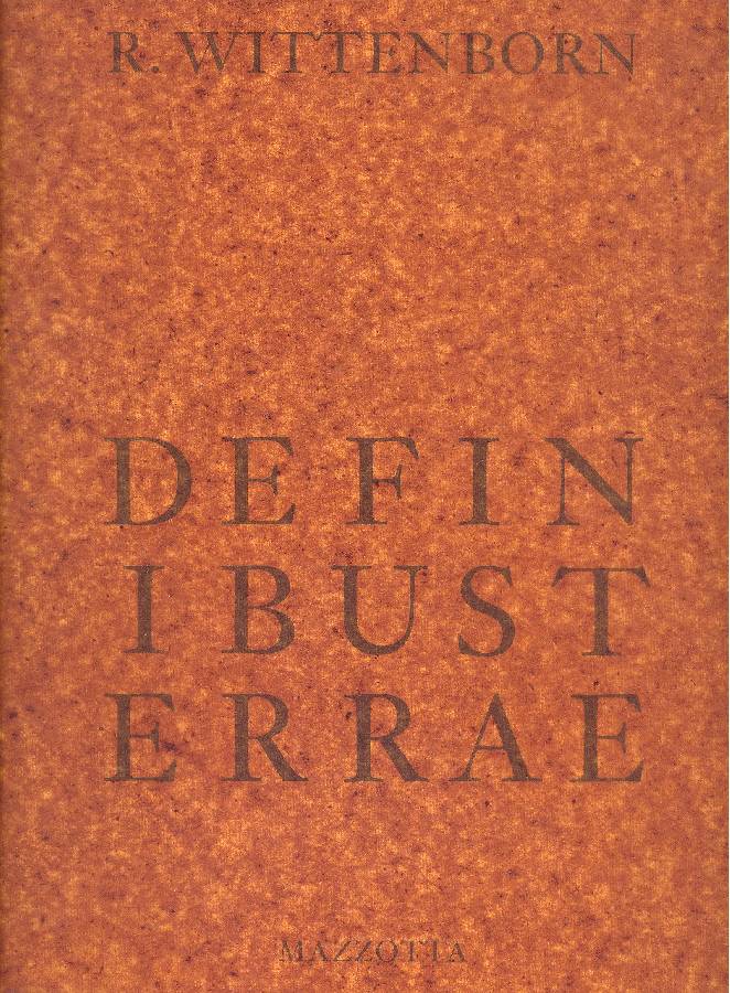 Rainer Wittenborn. De finibus terrae 1986/89