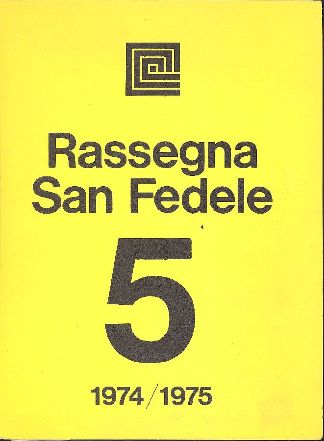 Rassegna San Fedele 5 1974/1975