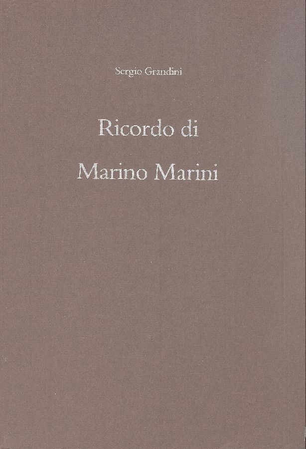 Ricordo di Marino Marini