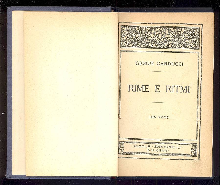 Rime e ritmi