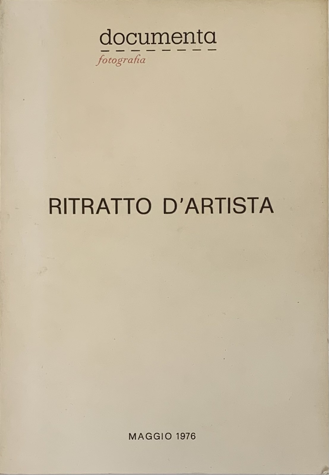 Ritratto d'artista