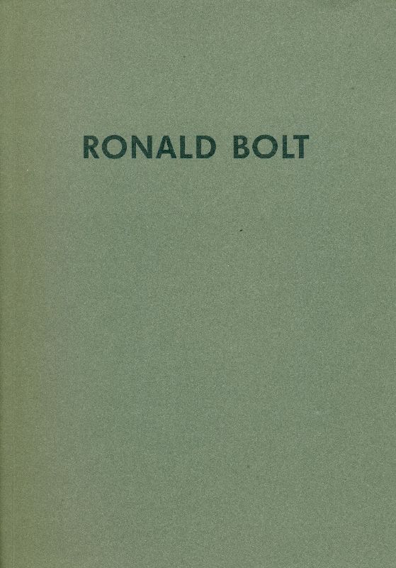 Ronald Bolt. Arbeiten 1988-1989