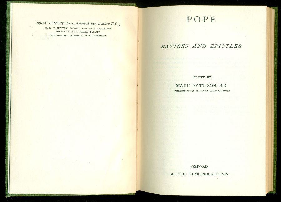 Satires and epistles