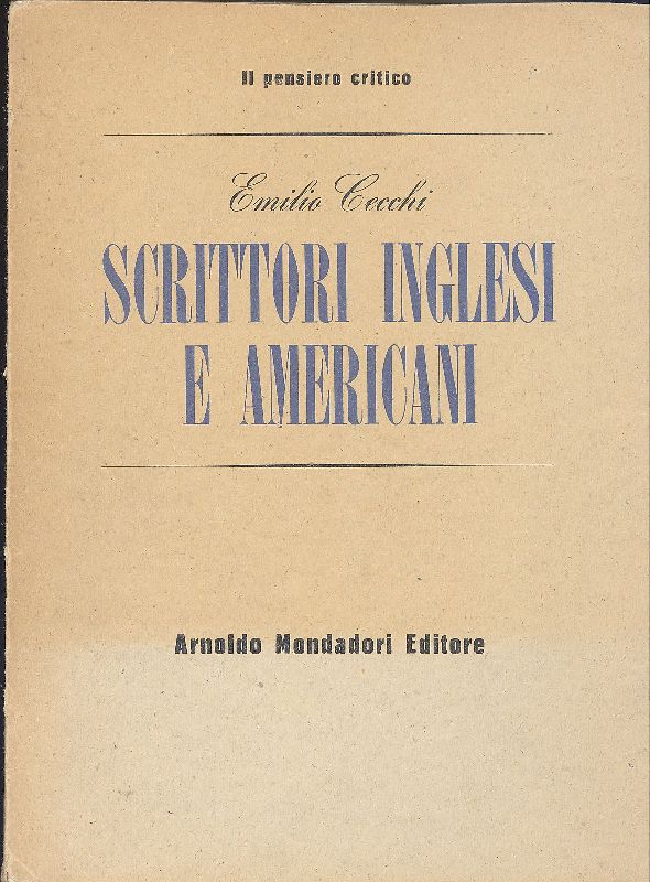 Scrittori inglesi e americani