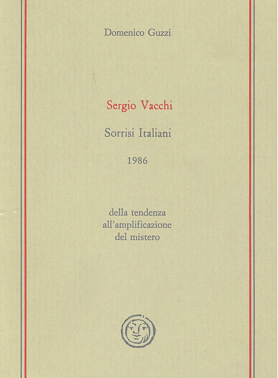 Sergio Vacchi. Sorrisi italiani 1986