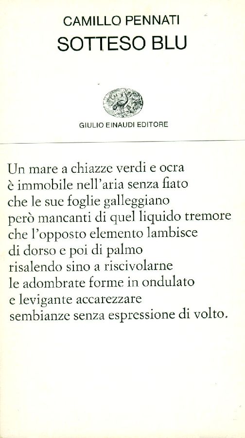 Sotteso blu. 1974-1983