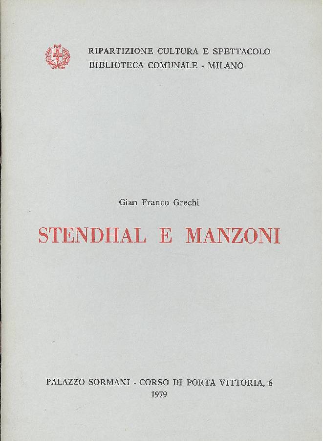 Stendhal e Manzoni