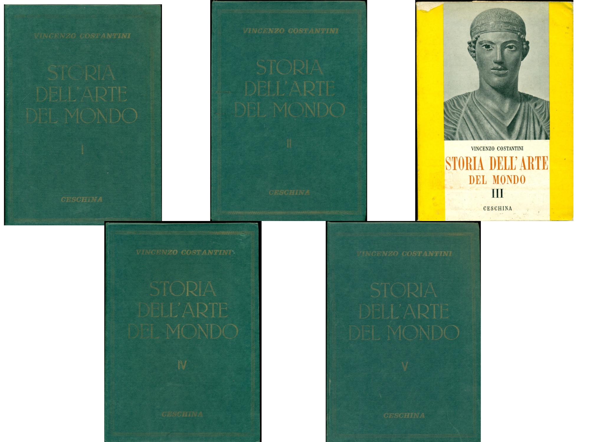 Storia dell'arte del mondo. 5 volumi