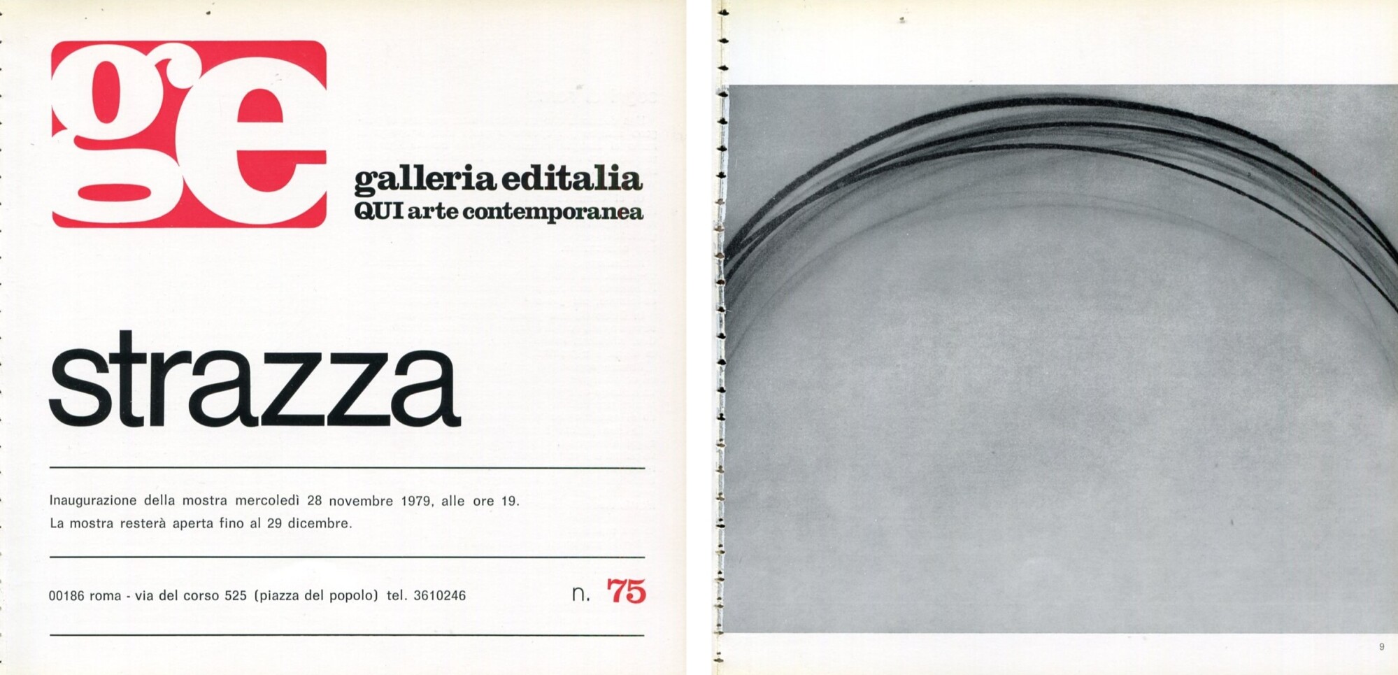 Strazza. Galleria Editalia 1979