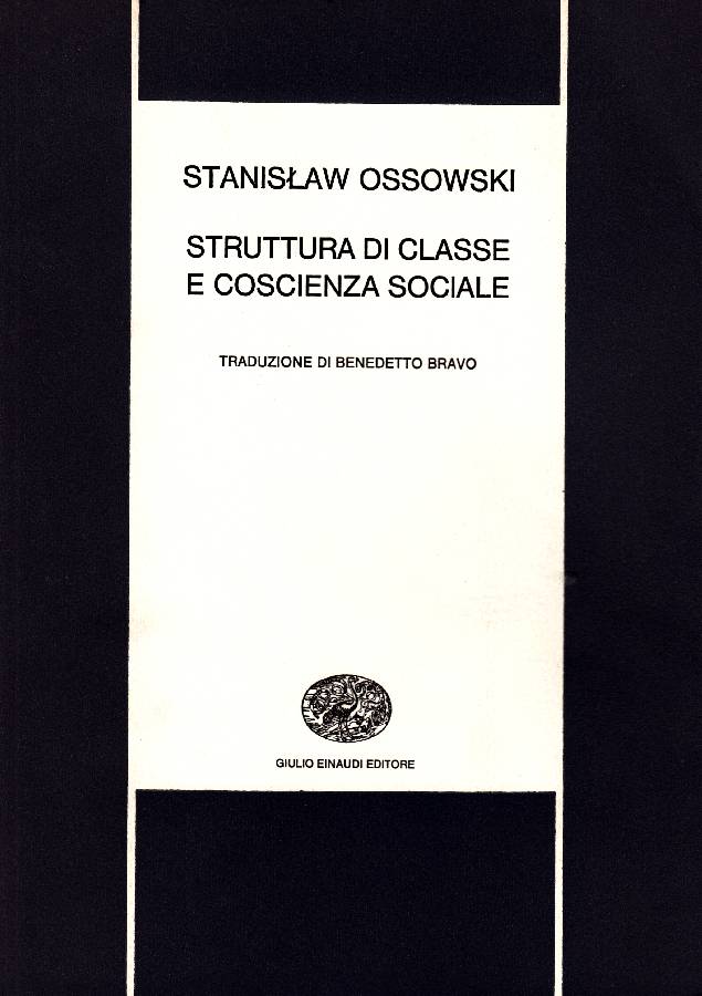 Struttura di classe e coscienza sociale