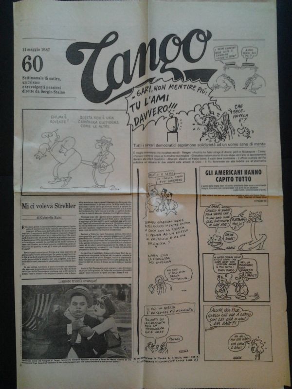 Tango. Settimanale di satira, umorismo e travolgenti passioni, diretto da …