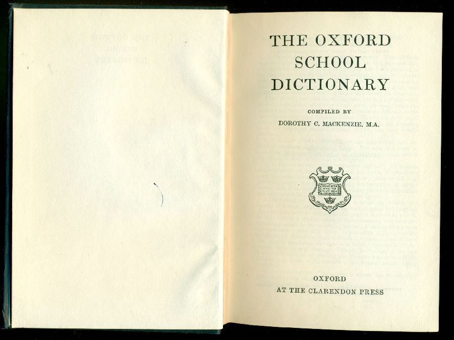 The Oxford school dictionary
