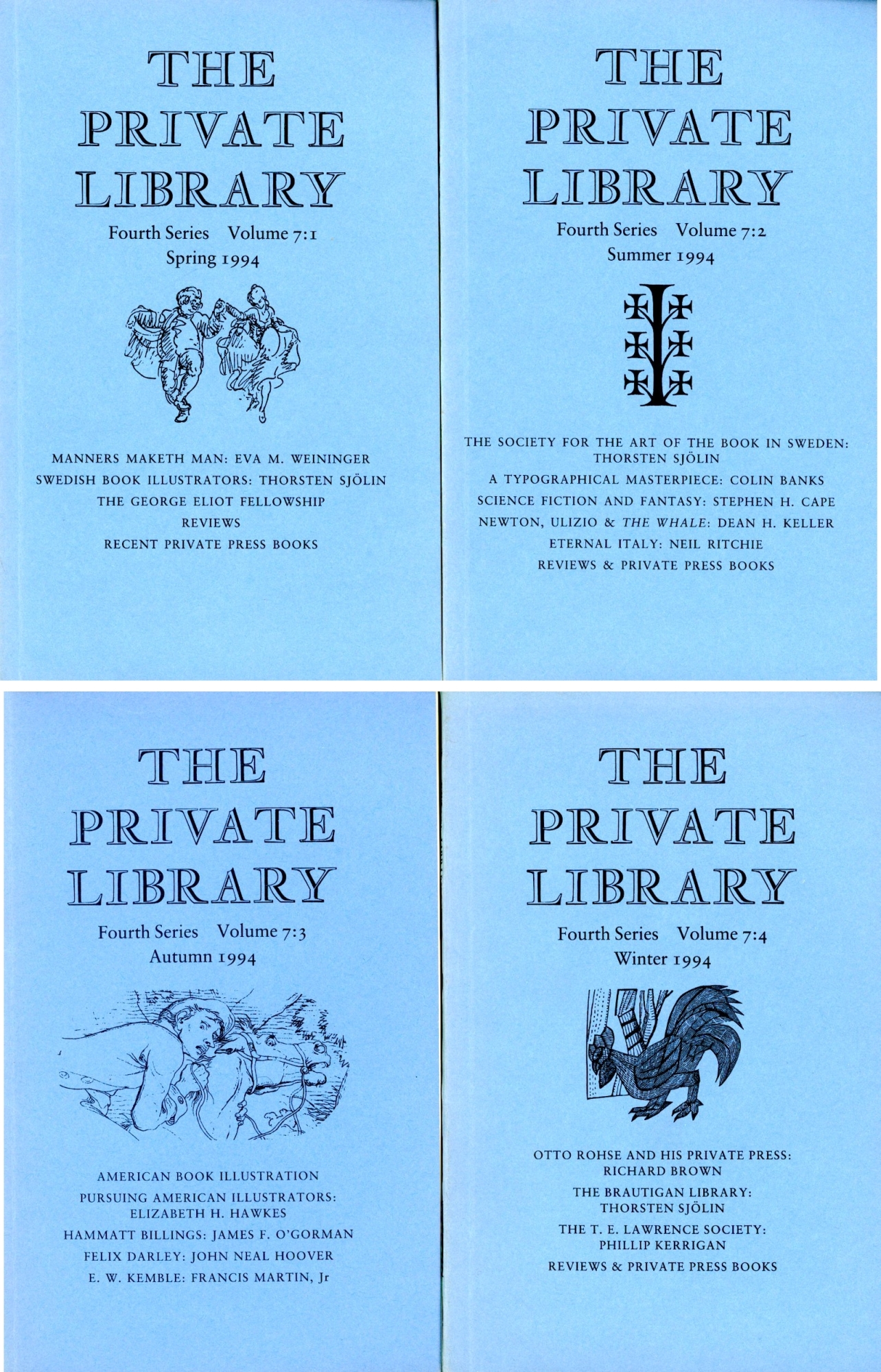 The private library. Quarterly Journal of the Private Libraries Association …