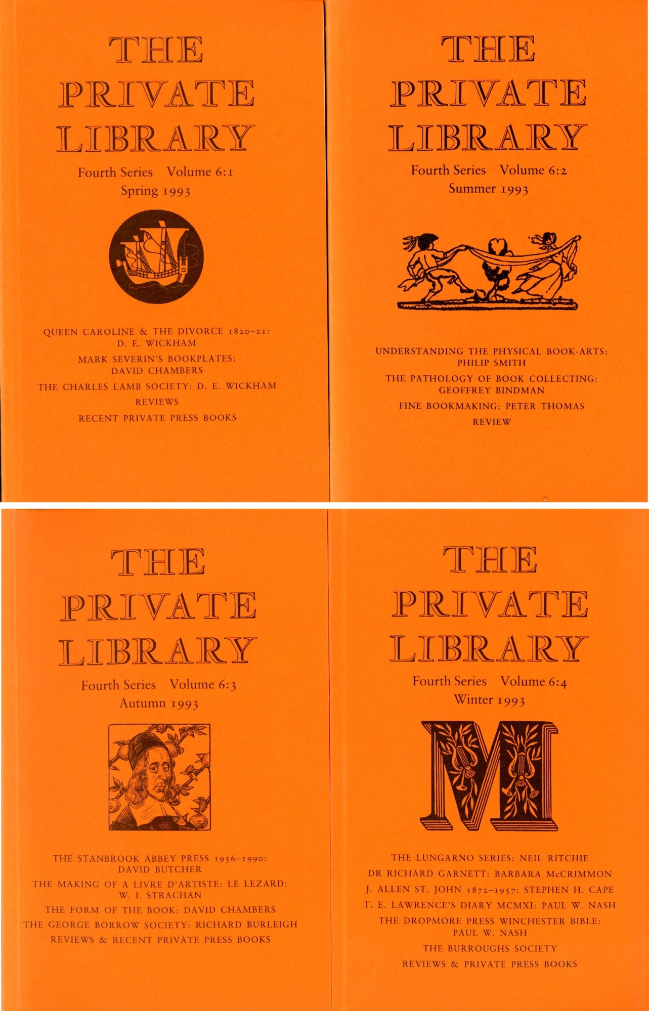 The private library. Quarterly Journal of the Private Libraries Association. …