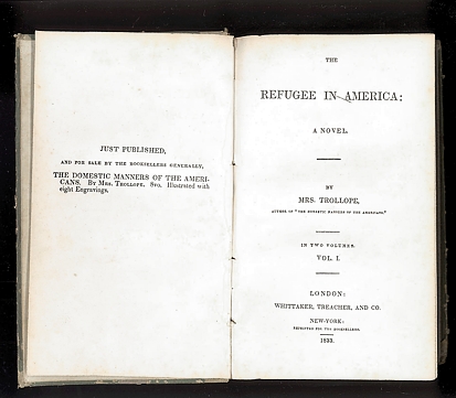 The Refugee in America: A Novel