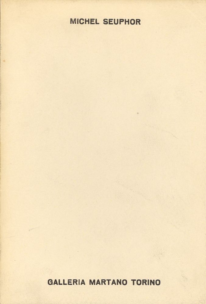 Tre poemi inediti di Michel Seuphor