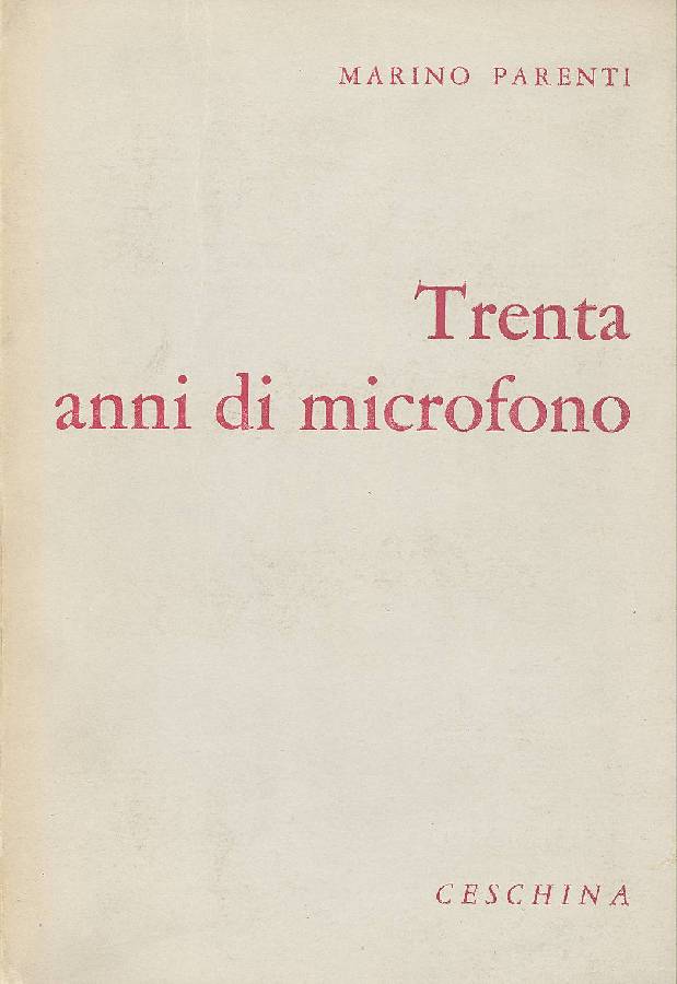 Trenta anni di microfono