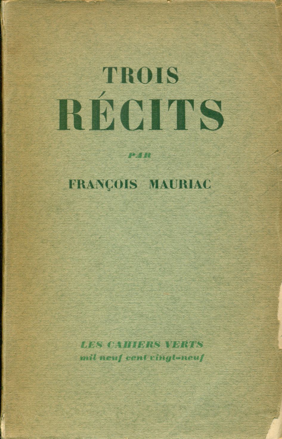 Trois récits