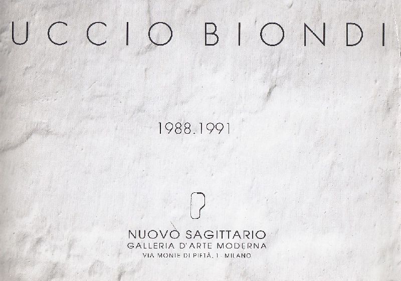 Uccio Biondi 1988-1991