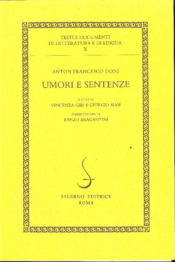 Umori e sentenze