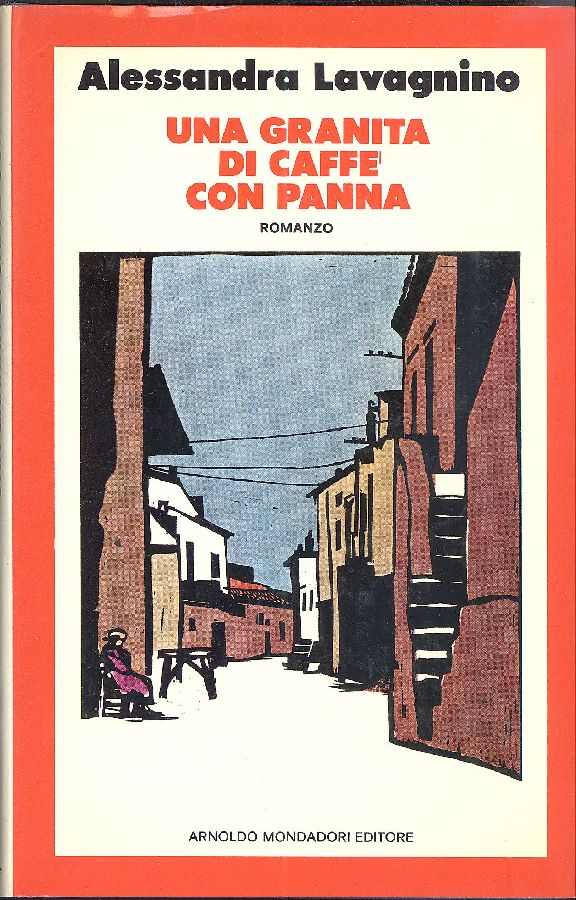 Una granita di caffè con panna