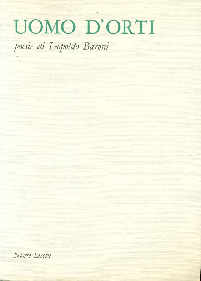 Uomo d&amp;#39;orti. Poesie