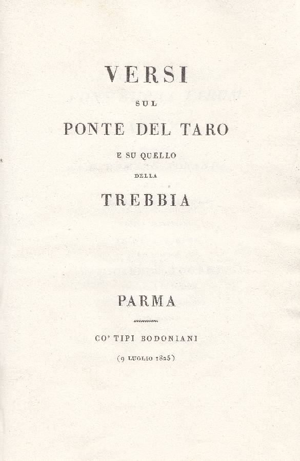 Versi sul ponte del Taro e su quello della Trebbia