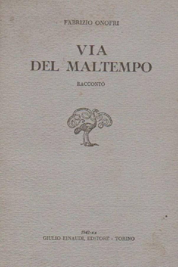 Via del maltempo. Racconto