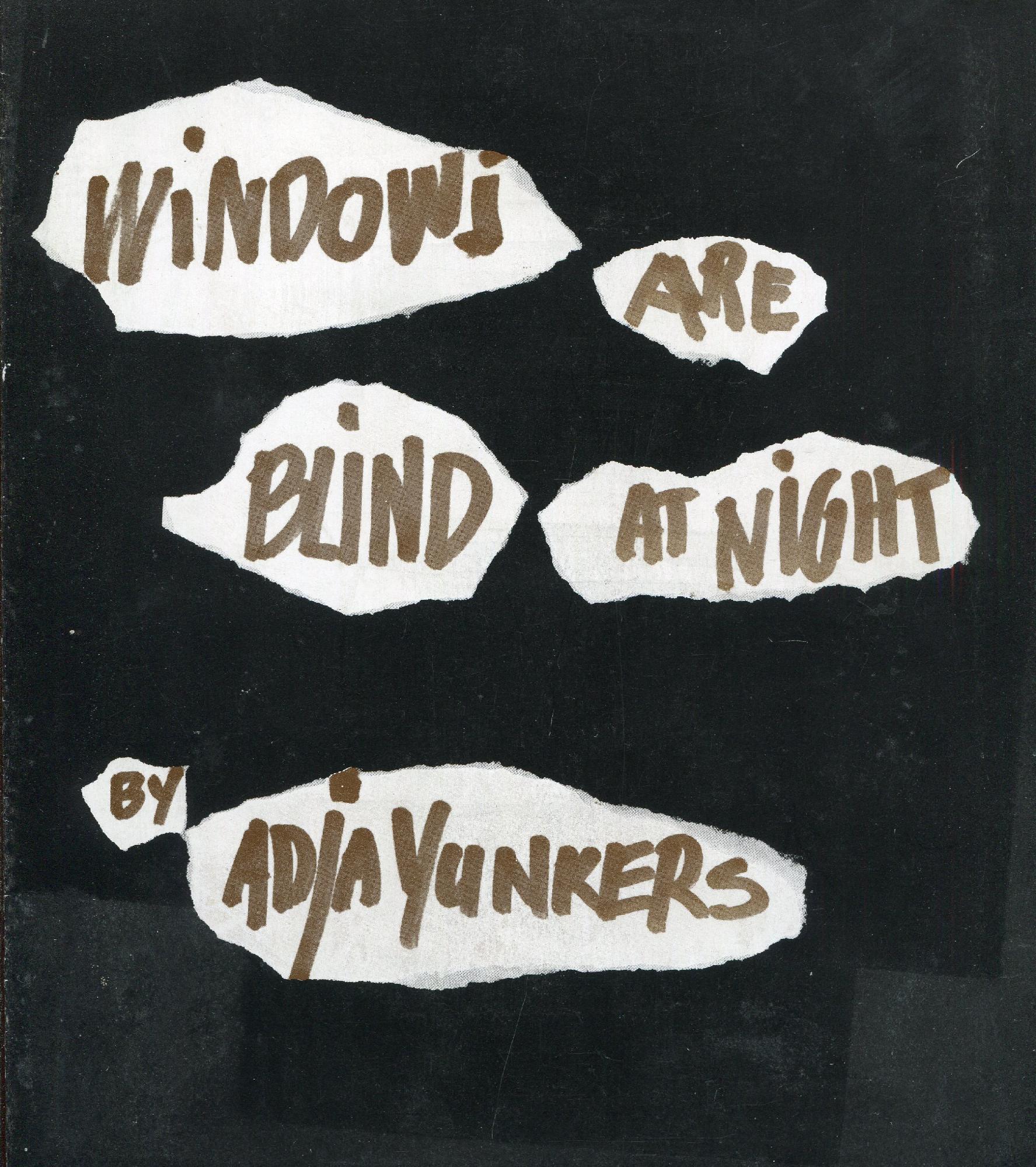 Windowj are blind at night