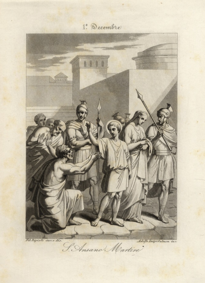1° dicembre. S. Ansano Martire.