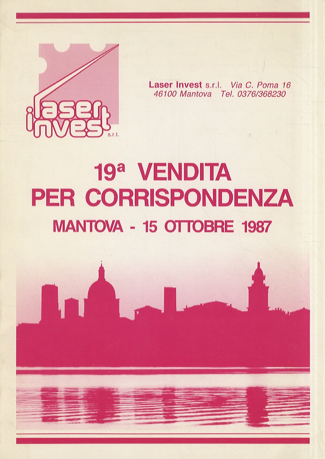 19a vendita su offerta per corrispondenza. 15 ottobre 1987.