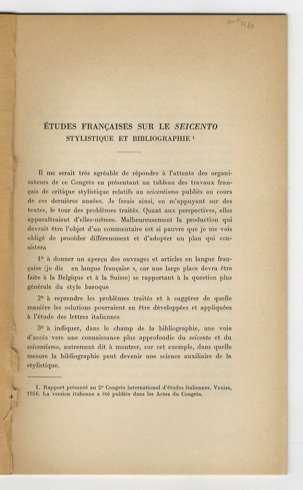 A proposito del Boccaccio nella cultura francese. Estratto da "Miscellanea …