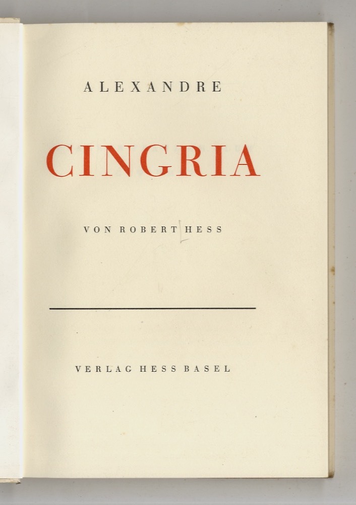 Alexandre Cingria.