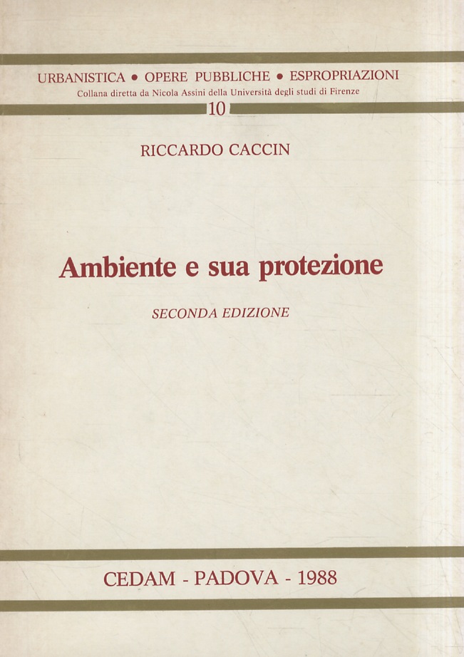 Ambiente e sua protezione. Seconda edizione.