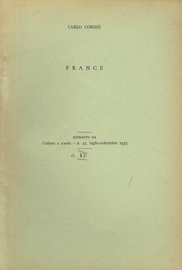 (Anatole) France.