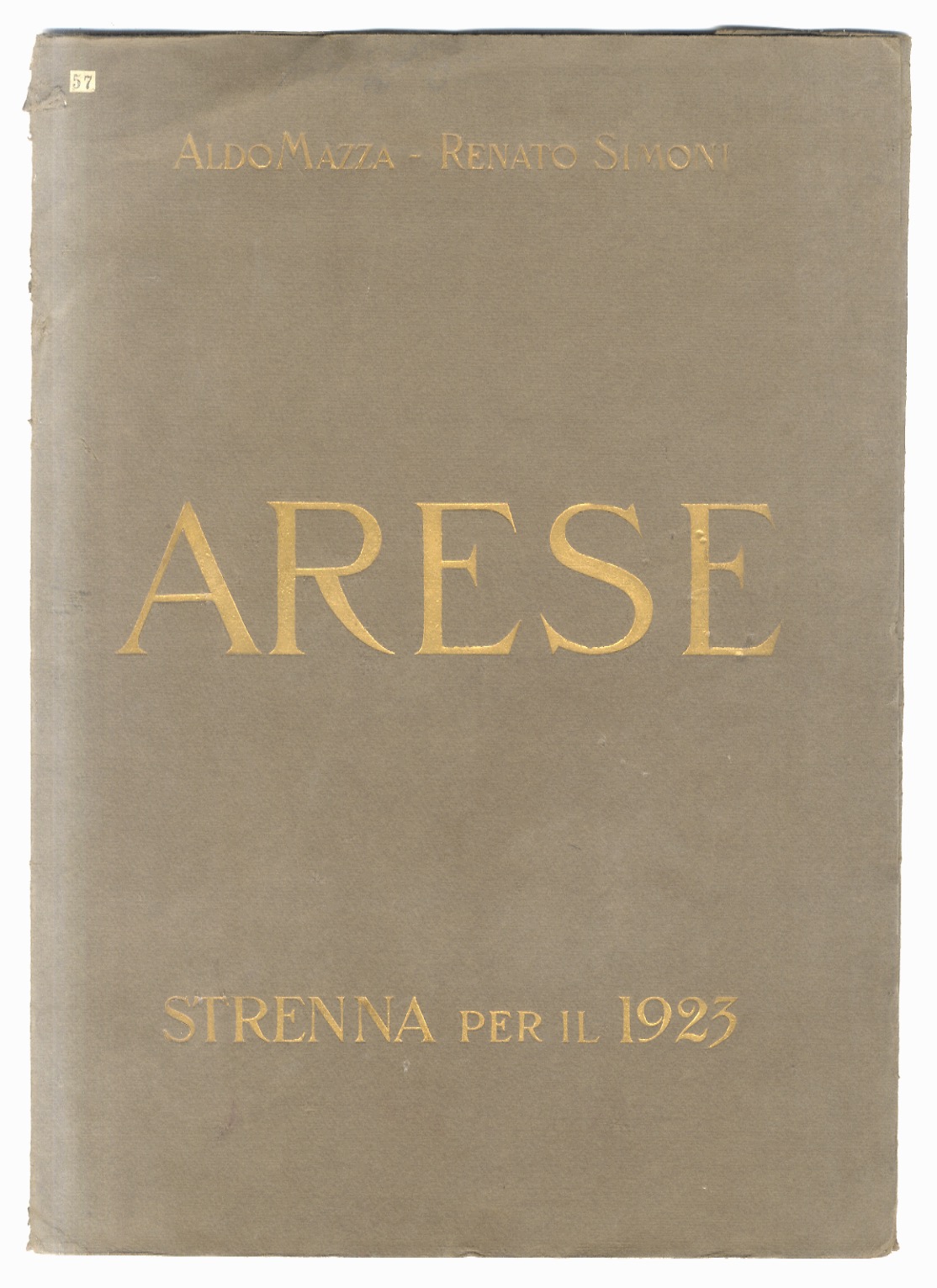 Arese. Strenna per il 1923.(Istituto "Cesare Beccaria" per il (sic) …