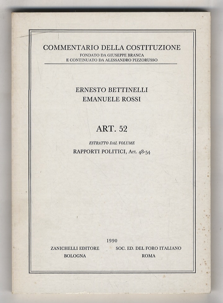 Art. 52 [della Costituzione].