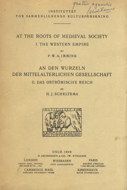 At the Roots of Medieval Society. I. The Western Empire. …