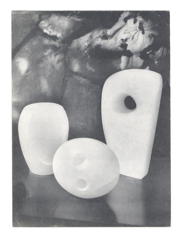Barbara Hepworth. Three forms (Porthmeor), 1963, alabaster, ht. 10 ins. …