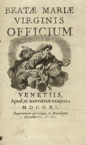 Beatae Mariae Virginis Officium.