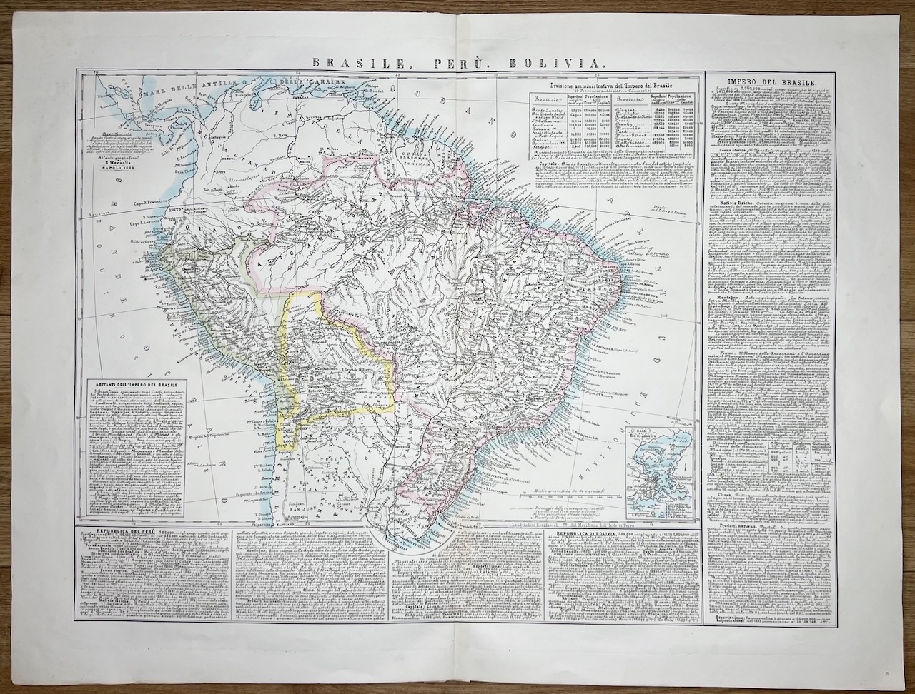 Brasile, Perù, Bolivia.