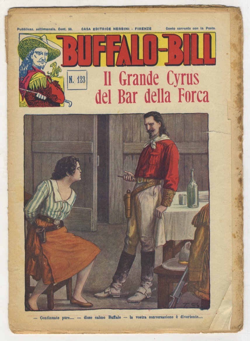 BUFFALO Bill. Pubblicazione settimanale. N. 123. Firenze 8 ottobre 1933. …