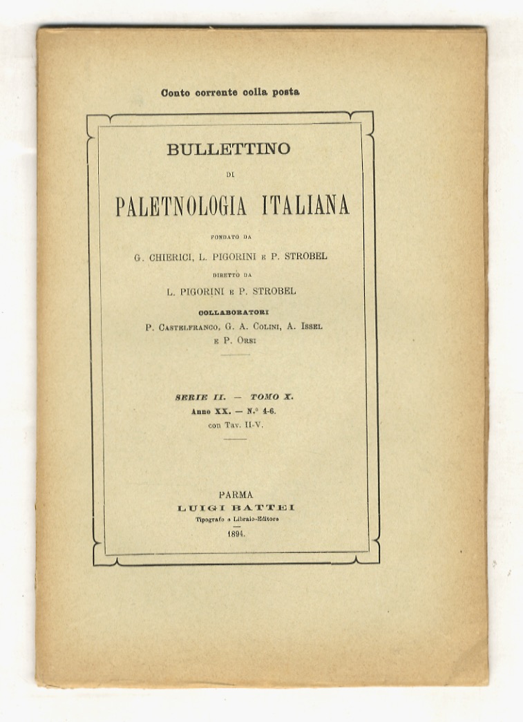 BULLETTINO di paletnologia italiana [.] Serie II. Tomo X. Anno …