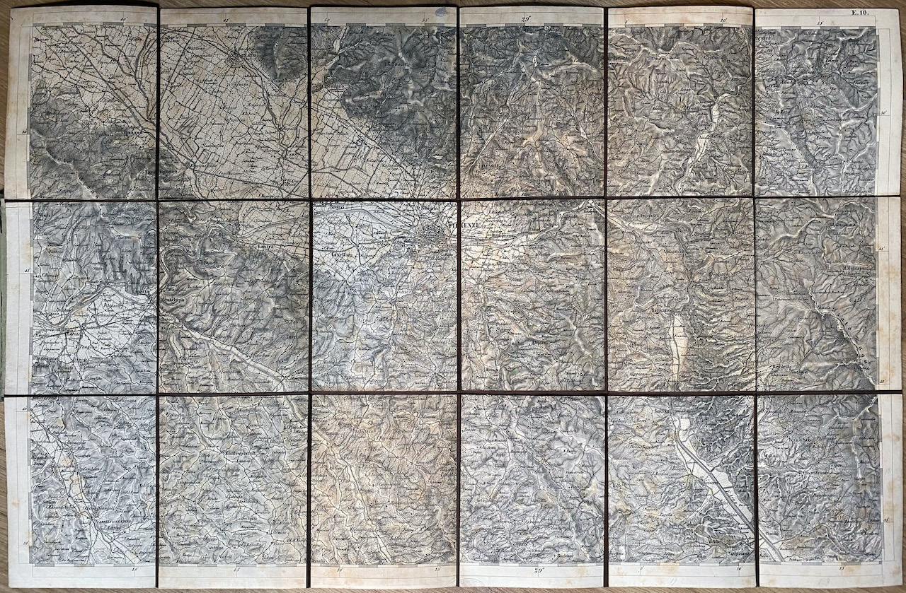 [Carta topografica dei dintorni di Firenze].