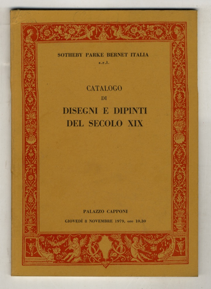 Catalogo di disegni e dipinti del sec. XIX. Firenze, Palazzo …