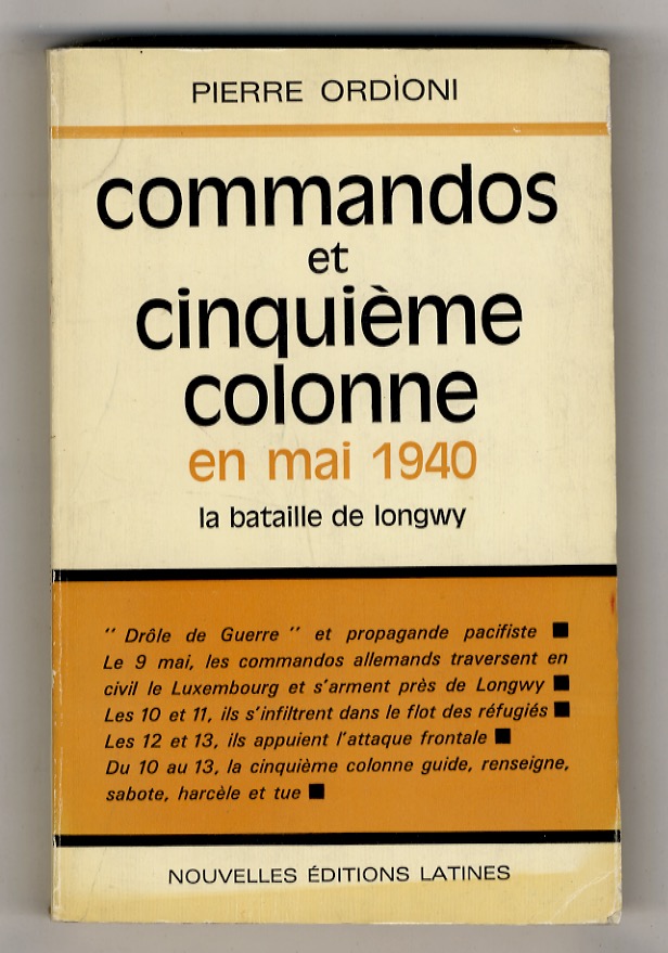 Commandos et cinquième colonne en Mai 1940. La bataille de …