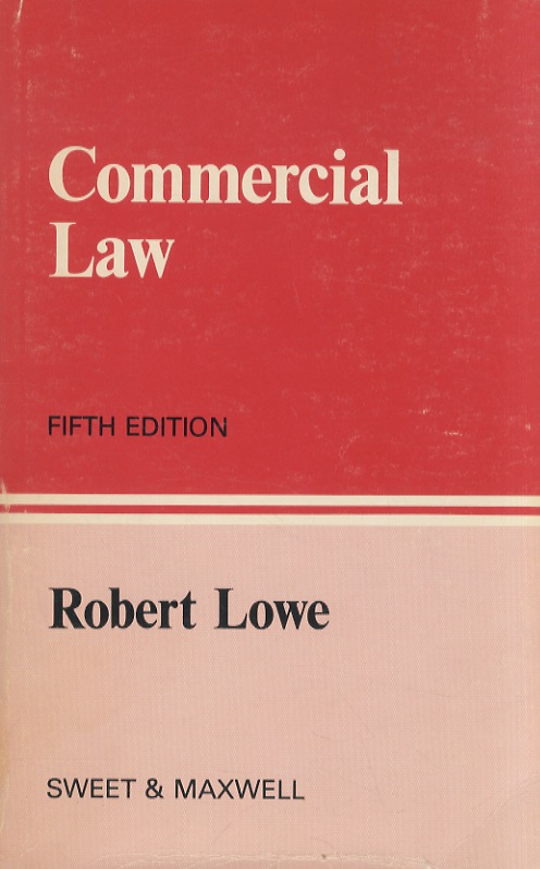 Commercial Law. Fifth Edition.