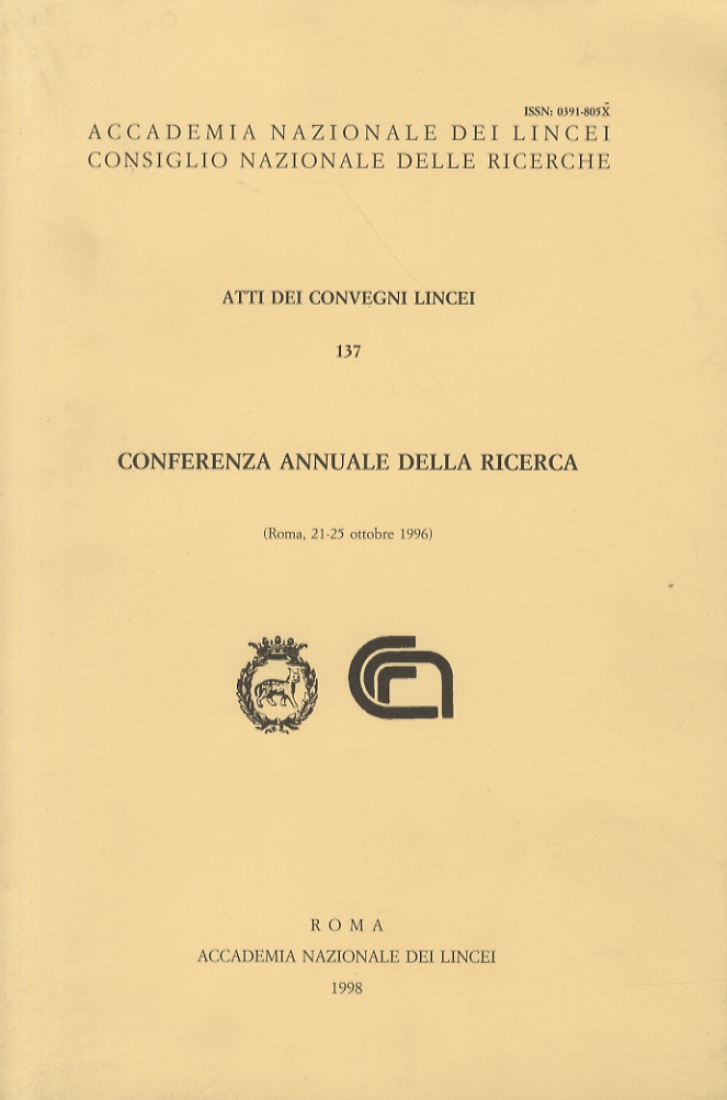 Conferenza annuale della ricerca: Roma, 21-25 ottobre 1996. (Matematica applicata …