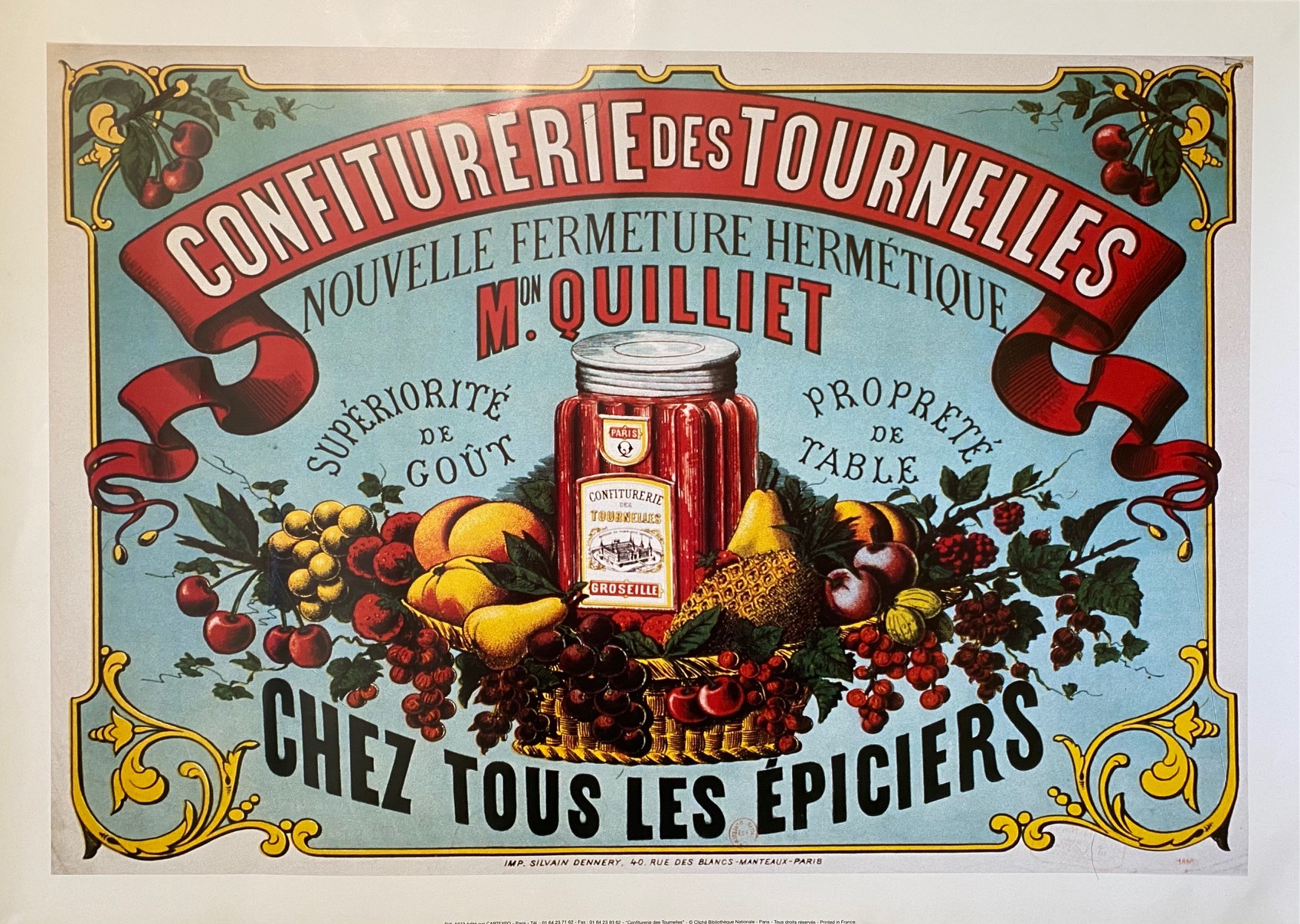 CONFITURERIE des Tournelles.